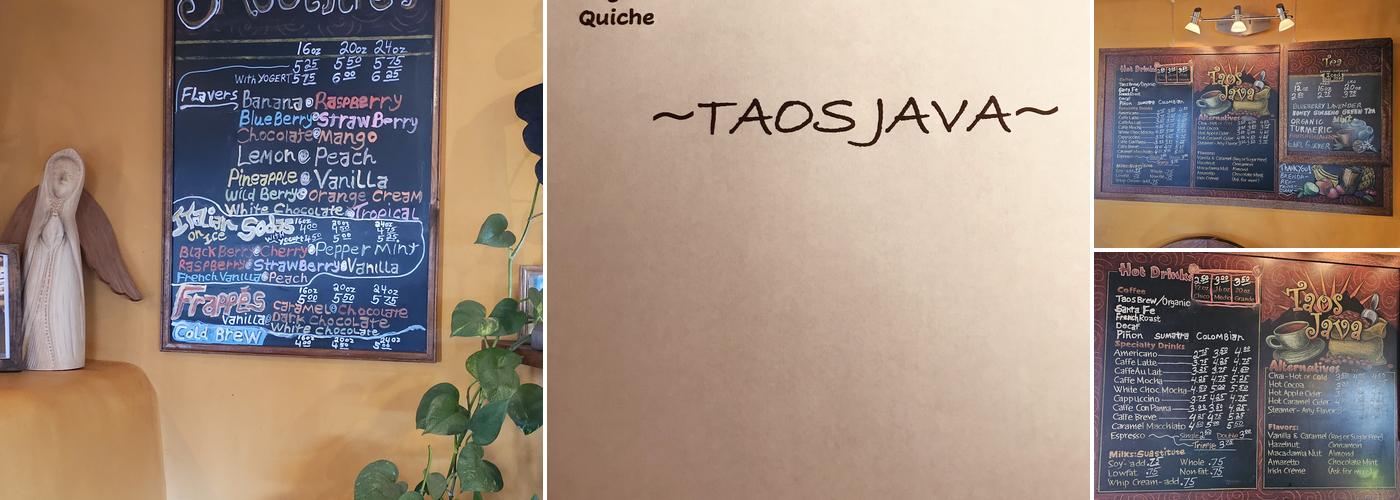 Taos Java Menu