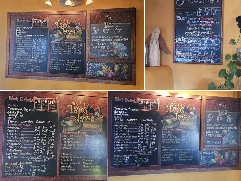 Taos Java Menu