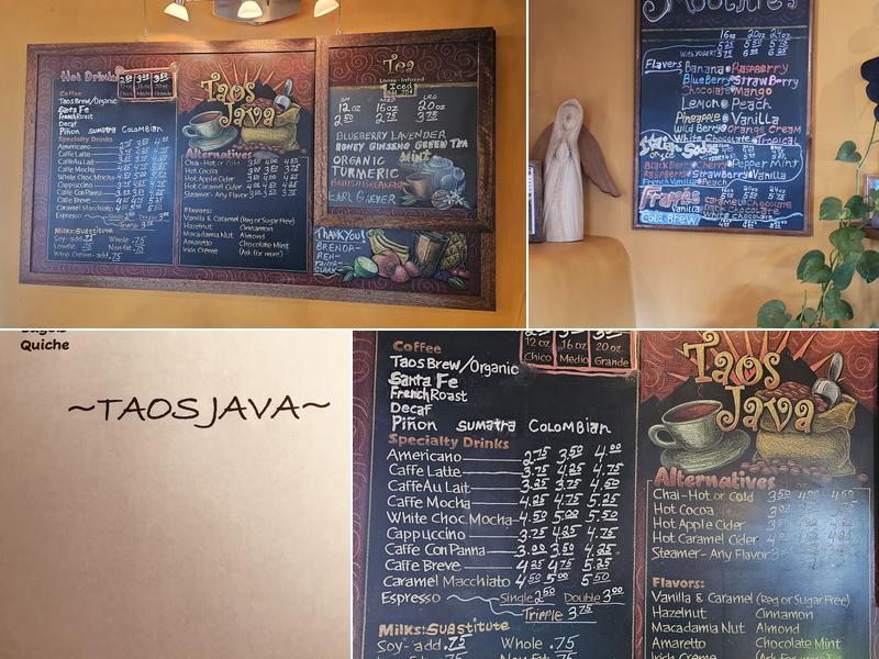 Taos Java Menu