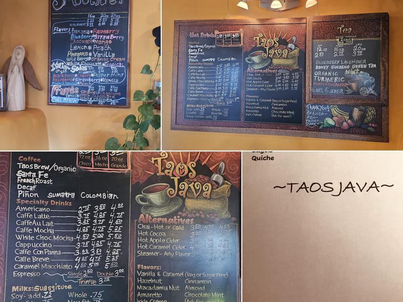 Taos Java Menu