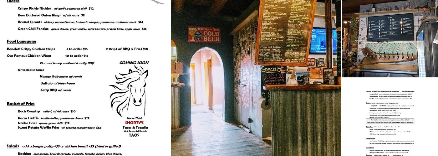 The Burger Stand @ Taos Ale House Menu
