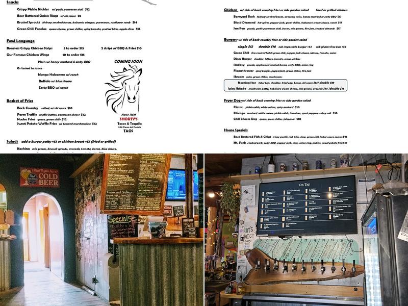The Burger Stand @ Taos Ale House Menu