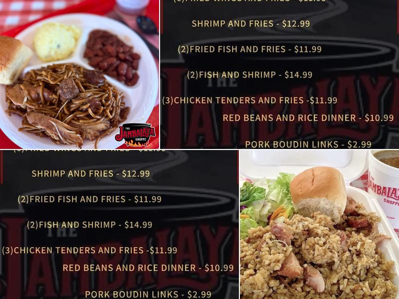 The Jambalaya Shoppe - Laplace Menu