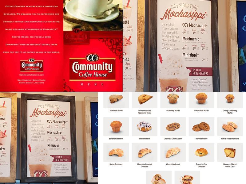 CC's Coffee House Menu