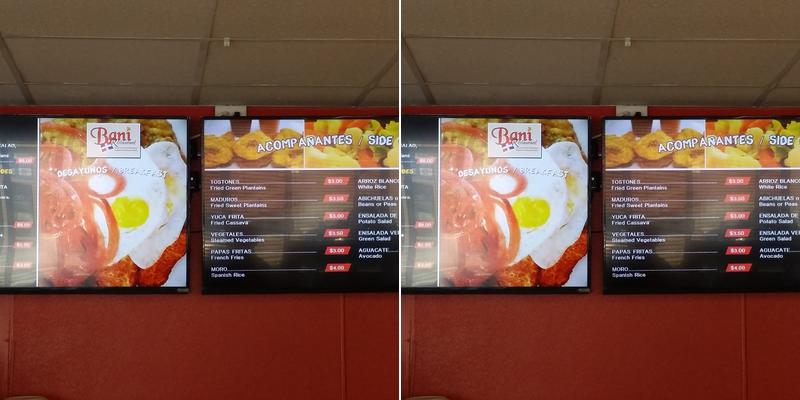 Bani Restaurant Menu