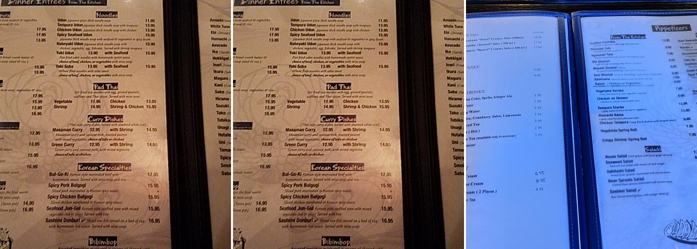 Village Sushi & Grill Menu