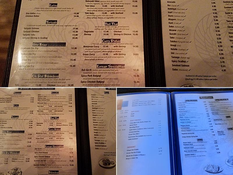 Village Sushi & Grill Menu