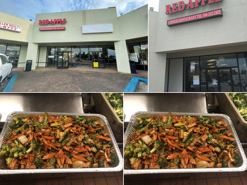 Red apple Chinese cuisine