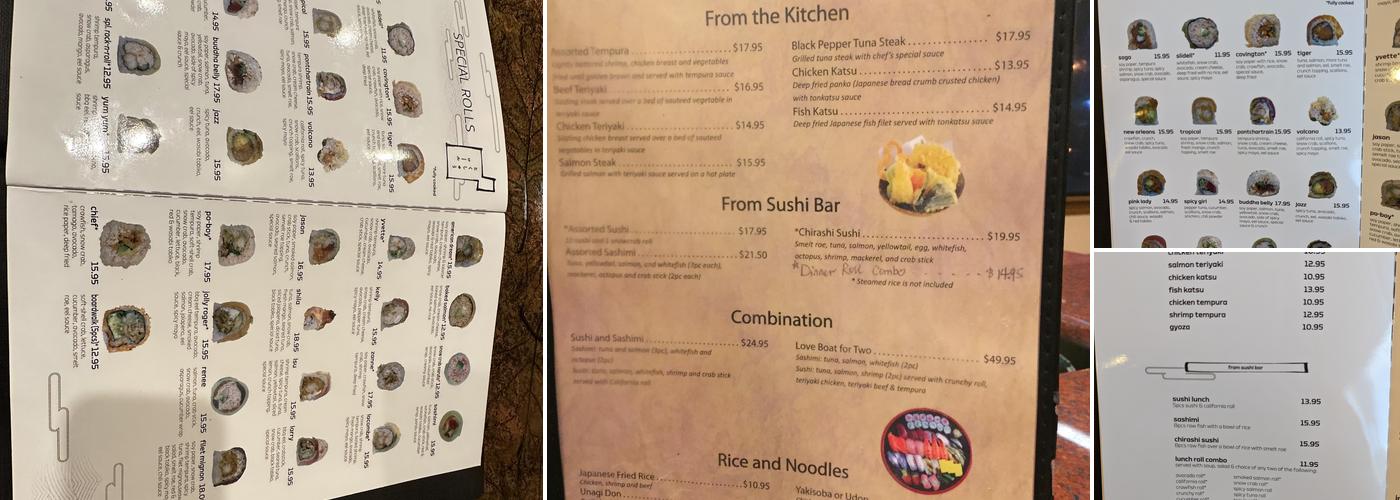 Sogo | Japanese Restaurant Menu