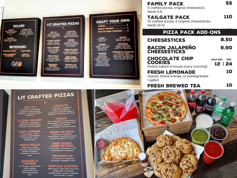 LIT Pizza - Airline Hwy Menu