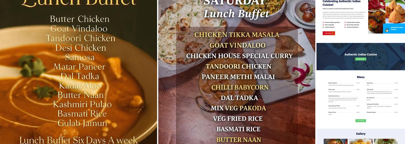 Himalayan Curry Kitchen Menu