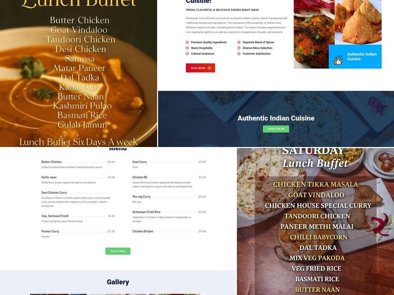 Himalayan Curry Kitchen Menu