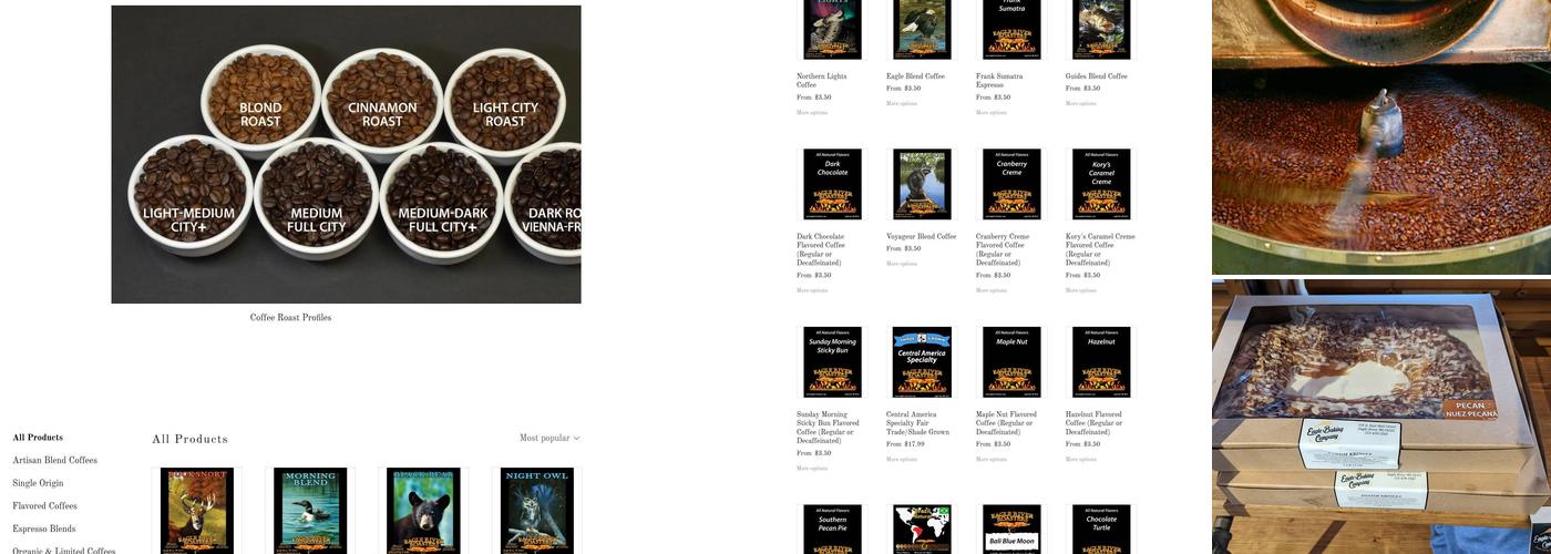 Eagle River Roasters Menu