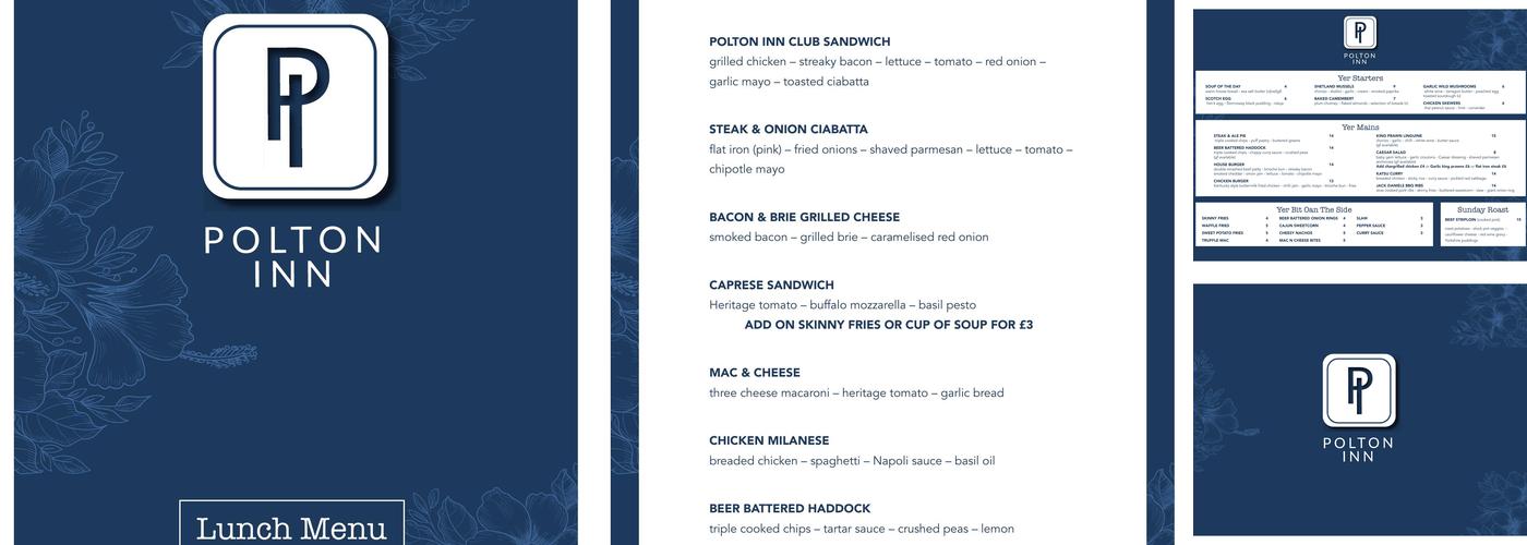 The Polton Inn Menu