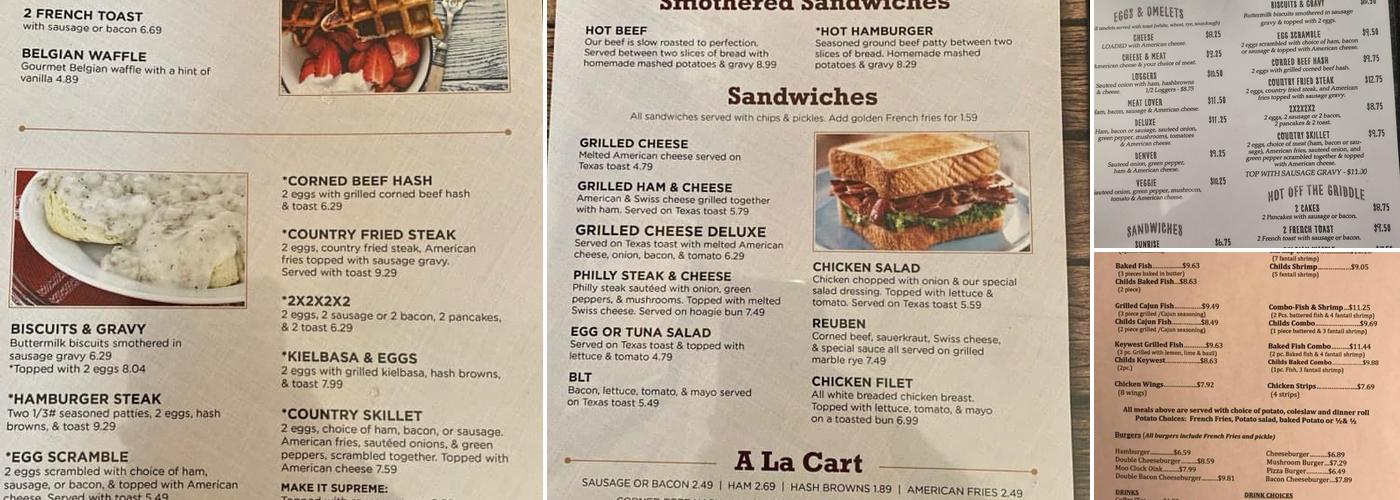 Korner Kitchen Menu