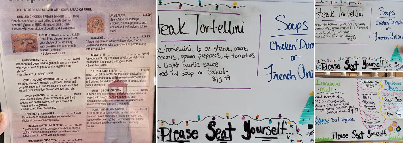 Breakwater Restaurant Menu
