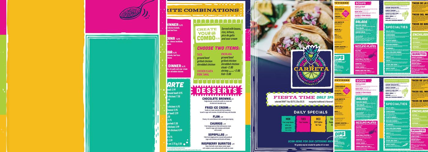 La Carreta Denham Springs Menu