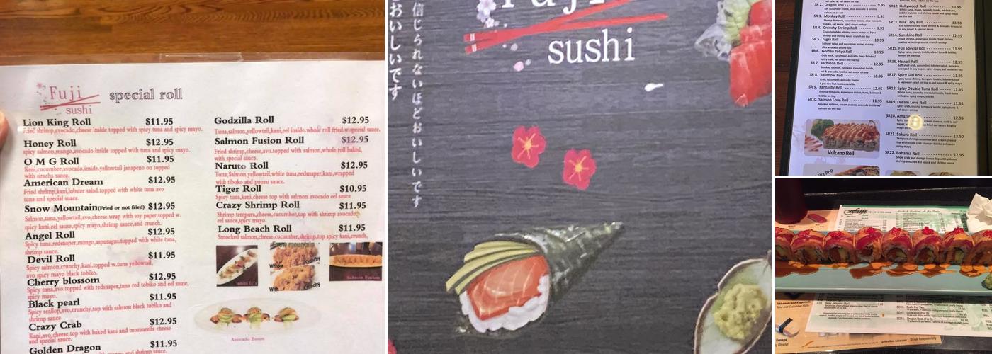 Fuji Japanese Restaurant Menu