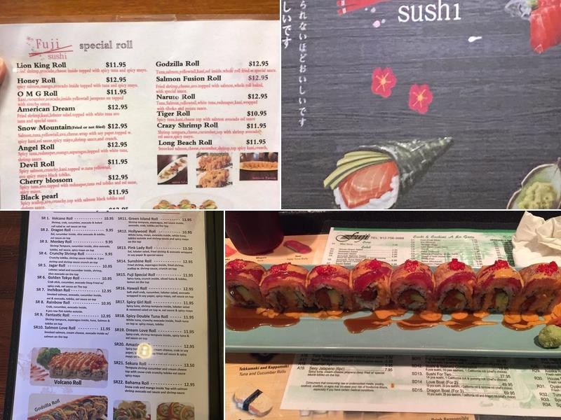 Fuji Japanese Restaurant Menu