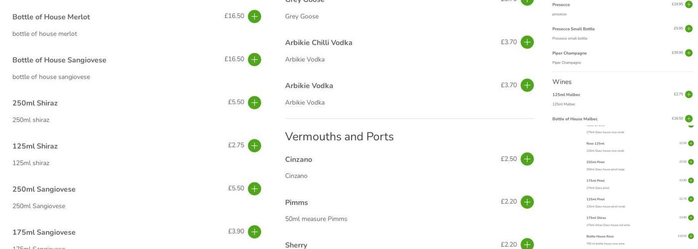 Pitlessie Village Inn and Pantry Menu