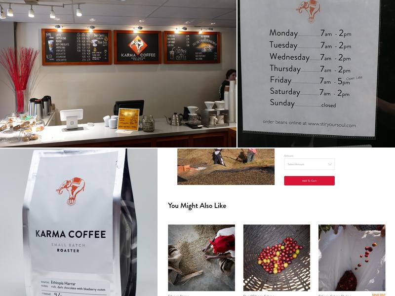 Karma Coffee Menu