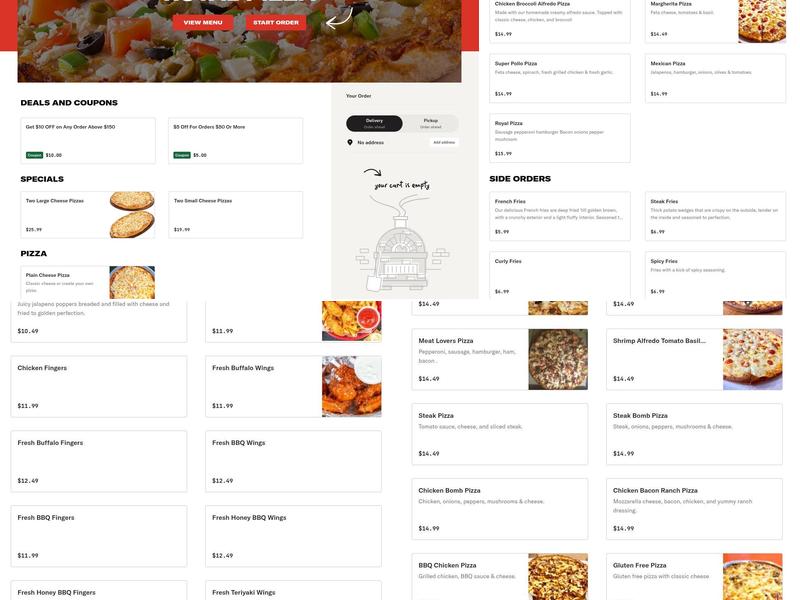 Royal Pizza of Norwood Menu