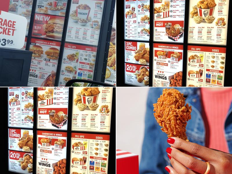 KFC Menu