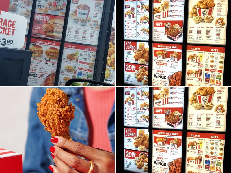 KFC Menu