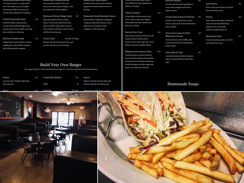 Mickey Cassidy's Menu