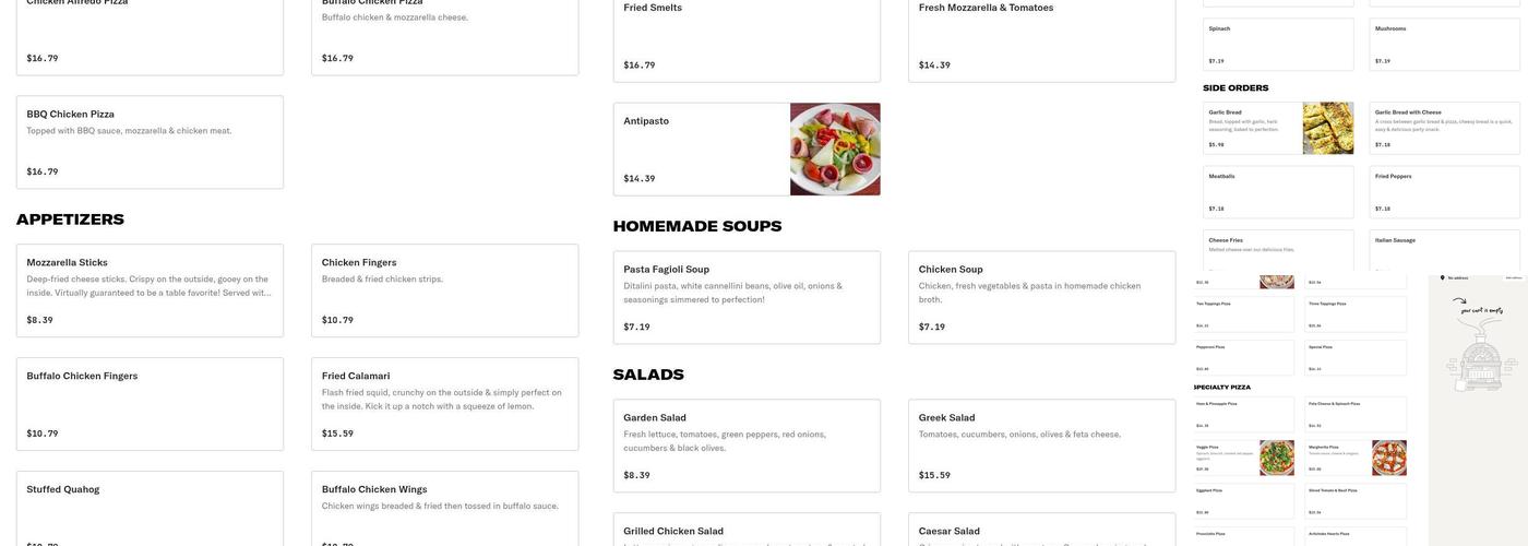 Frank & John From Italy Menu