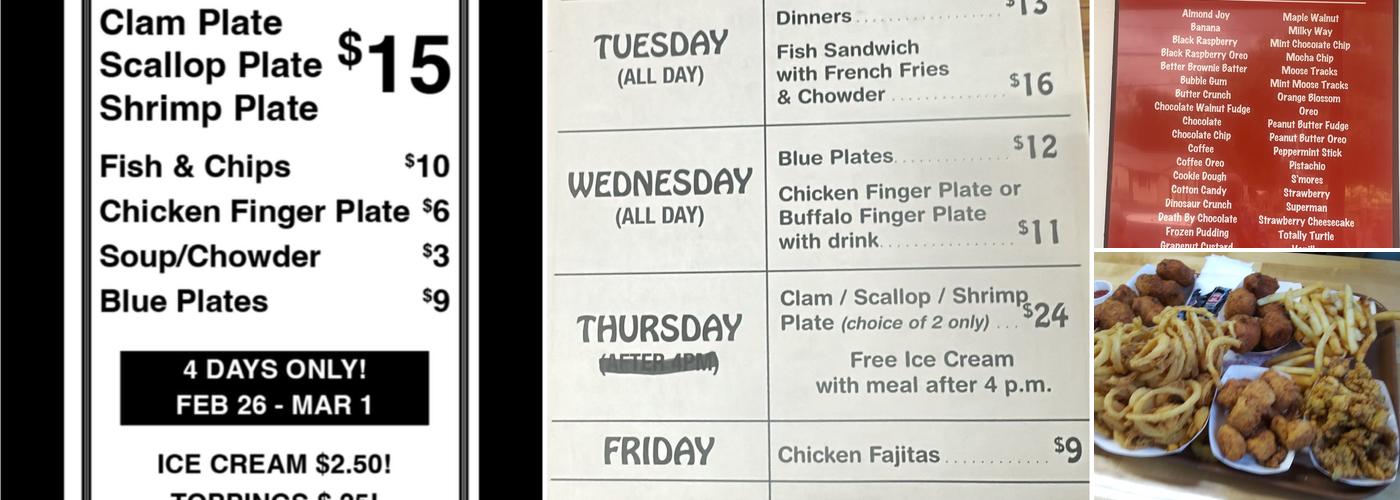 Kool-Kone Menu