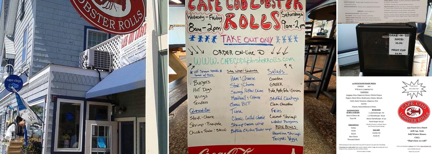 Cape Cod Lobster Rolls Menu