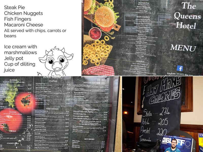 The Queens Hotel Menu