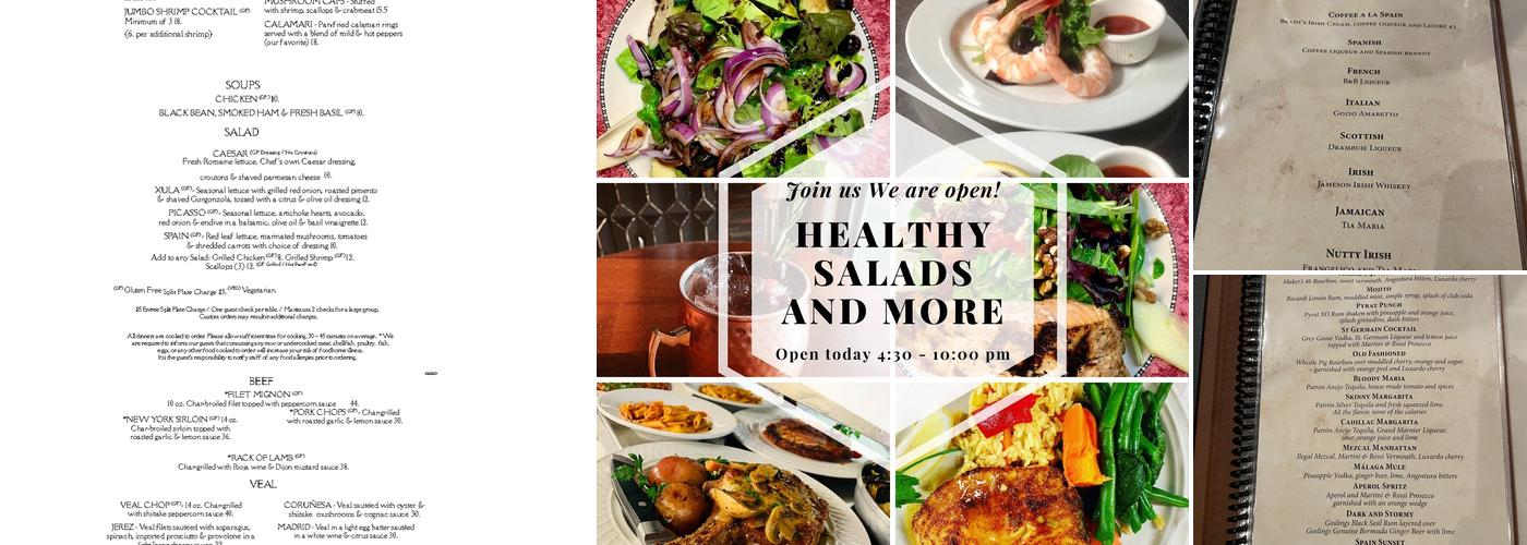 Spain of Narragansett Menu