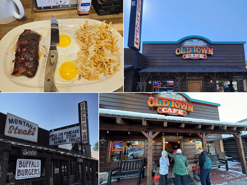 Old Town Cafe 128 Madison Ave, West Yellowstone