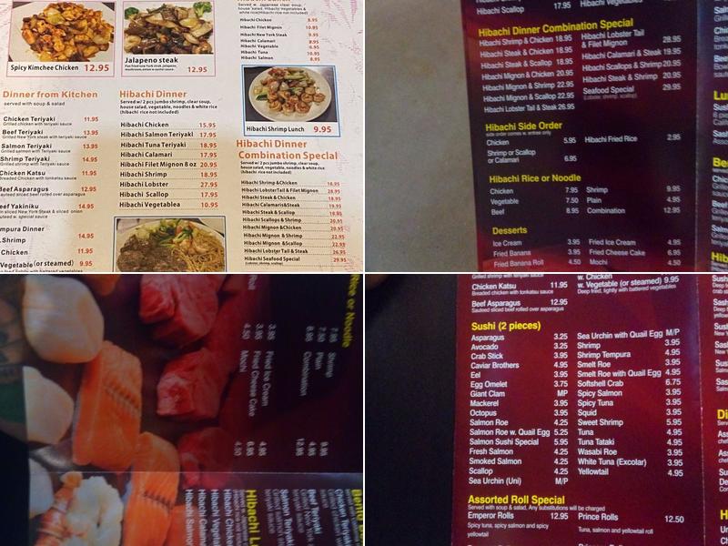 Umi Sushi & Hibachi Grill Menu