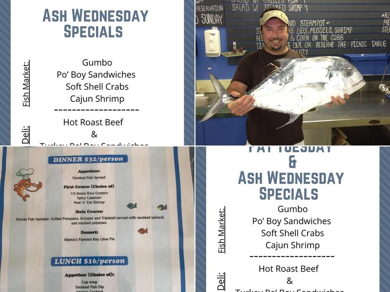 Big Water Fish Market Menu