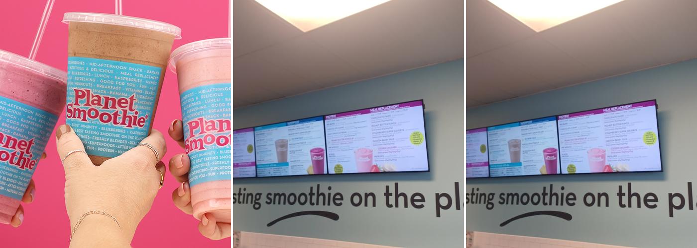 Planet Smoothie Menu