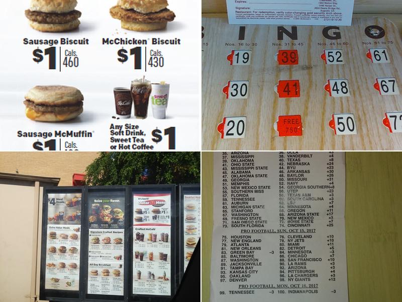 McDonald's Menu