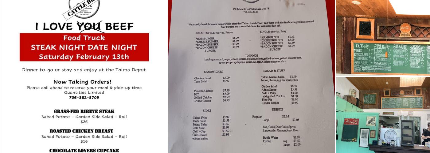 Talmo Market Grill Menu