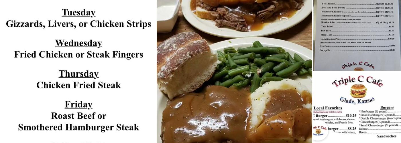 Triple C Cafe Menu