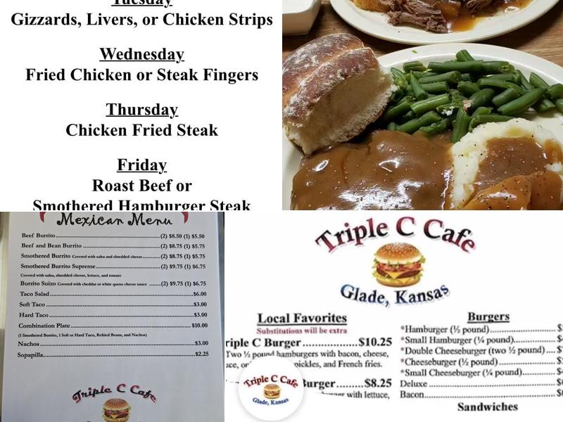 Triple C Cafe Menu