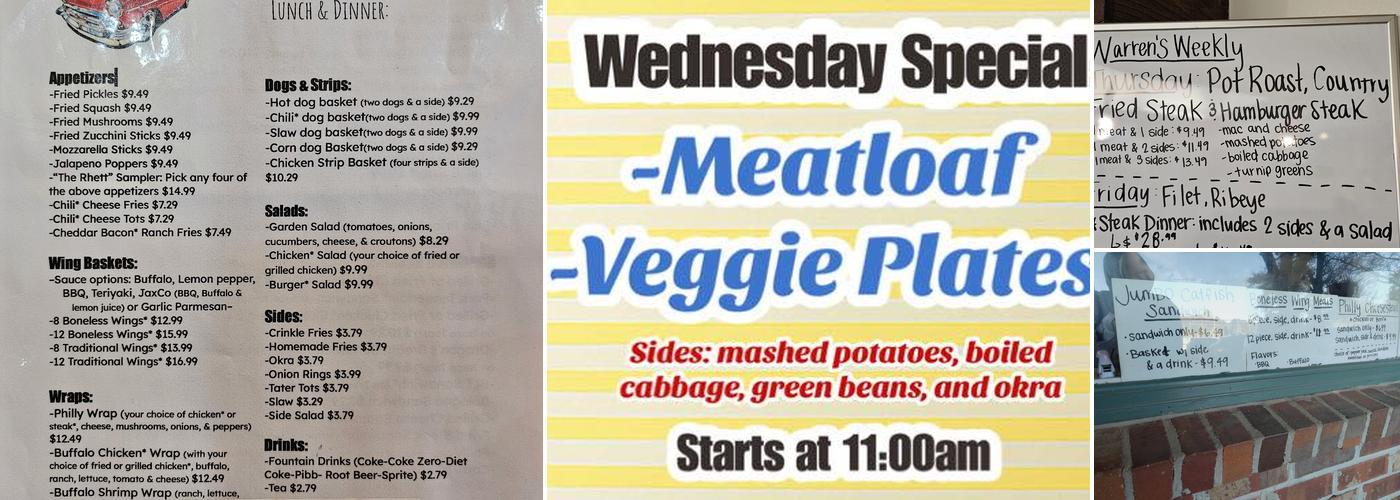 Warren's Breakfast & Grill Menu