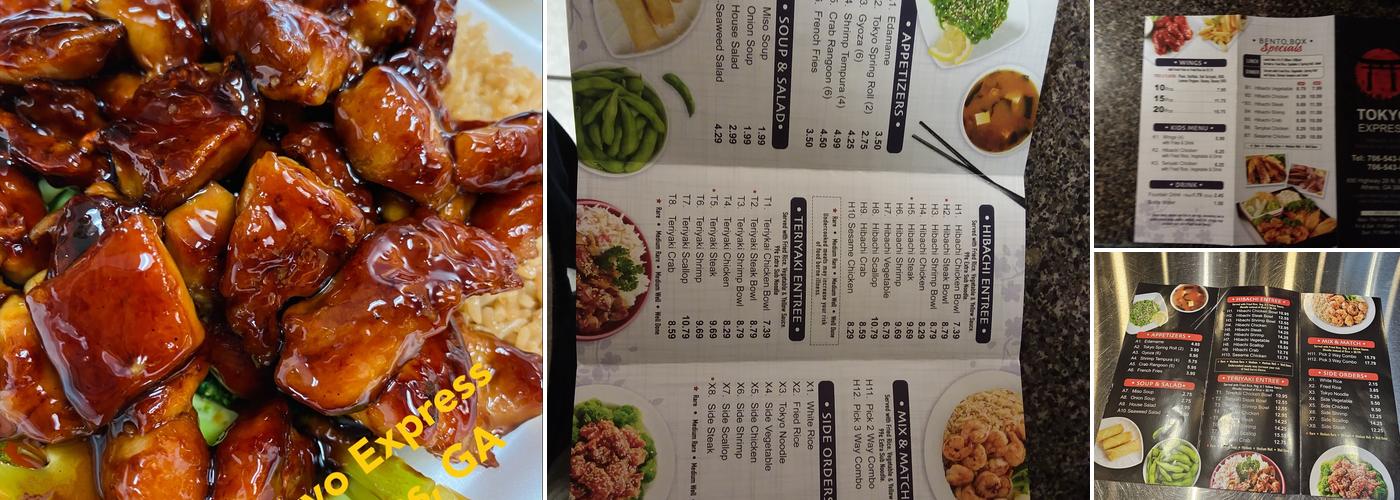 Tokyo Express Menu