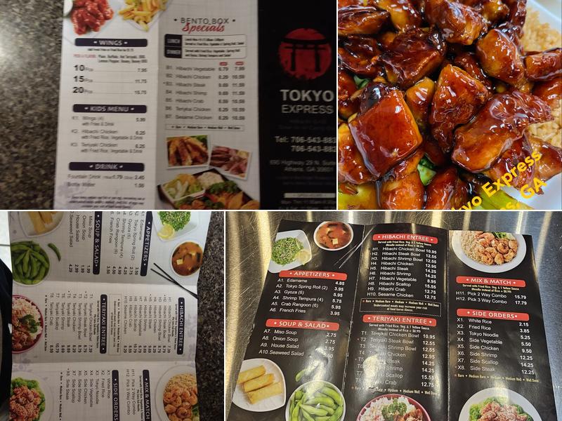 Tokyo Express Menu