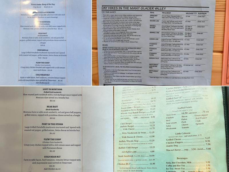 Whistle Stop Restaurant Menu