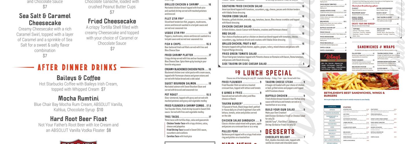 Top Dawg Tavern - Bethlehem, GA Menu