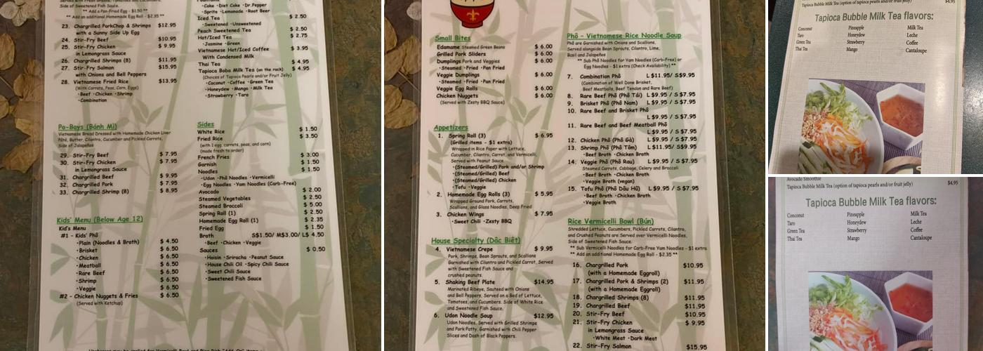Viet Kitchen Menu