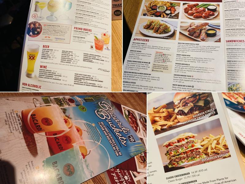 Applebee's Grill + Bar Menu