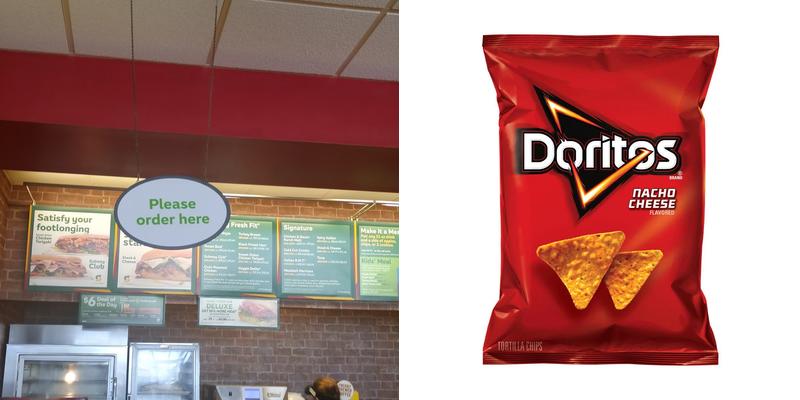 Subway Menu